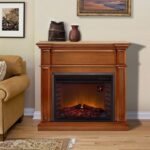 Duluth Forge Full-Size Electric Fireplace with Mantel, 1,350 W, Apple Spice Finish (EL1350-3-AS) - Image 2
