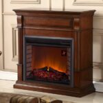 Duluth Forge Full-Size Electric Fireplace with Mantel, 1,350 W, Apple Spice Finish (EL1350-4-AS) - Image 2