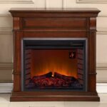 Duluth Forge Full-Size Electric Fireplace with Mantel, 1,350 W, Apple Spice Finish (EL1350-4-AS) - Image 3