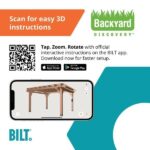 Beaumont 14 x 12 Cedar Wood Pergola with PowerPort (3 Sockets, 3 USB) - Image 12