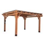 Beaumont 14 x 12 Cedar Wood Pergola with PowerPort (3 Sockets, 3 USB) - Image 2