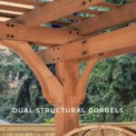 Beaumont 14 x 12 Cedar Wood Pergola with PowerPort (3 Sockets, 3 USB) - Image 7