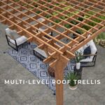 Beaumont 14 x 12 Cedar Wood Pergola with PowerPort (3 Sockets, 3 USB) - Image 8