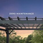 Stratford 14 ft x 10 ft Steel Pergola With Sail Shade Soft Canopy, Black - Image 7