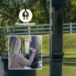 Somerville 14 ft x 10 ft Pergola in Barnwood Stain With PowerPort - Image 6