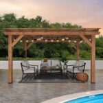 Delray 14 x 10 ft Pergola with PowerPort Outdoor Shade Structure - Image 9