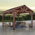 Backyard Discovery Arlington 12 ft x 12 ft Solid Cedar Wood Patio Gazebo