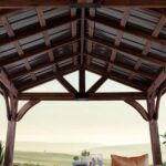 Backyard Discovery Arlington 12 ft x 12 ft Solid Cedar Wood Patio Gazebo - Image 10