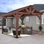 Backyard Discovery Arlington 12 ft x 12 ft Solid Cedar Wood Patio Gazebo - Image 2