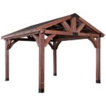 Backyard Discovery Arlington 12 ft x 12 ft Solid Cedar Wood Patio Gazebo - Image 6