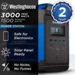 Westinghouse iGen1000S Portable Power Station, 1200W Peak, 592Wh Battery, Pure Sine Wave - Image 11