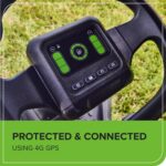 Greenworks 60V 30 in CrossoverT Battery Riding Lawn Tractor with Four 8.0Ah Batteries - Image 10