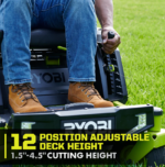 RYOBI 80V HP Brushless 30 in Cordless Electric Zero-Turn Mower with 80V 10 Ah Batteries - Image 10