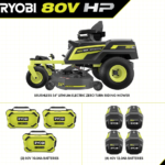 RYOBI 80V HP Brushless 54 in Cordless Electric Zero-Turn Ride-On Mower with Mulch Kit - Image 3