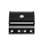 Grandhall Premium G4 Built-In Gas BBQ with 4 Stainless Steel Burners and 12.6 kW Output