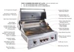 Sunstone Ruby 4-Burner Gas Grill With Infrared Burner and Rotisserie, 304 Stainless Steel - Image 2
