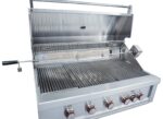 Sunstone Ruby 5-Burner Gas Grill With Infrared and Electric Rotisserie 304 Stainless Steel - Image 2
