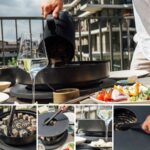 OFYR Tabl'O Table Grill in Black Coated Steel with Heat-Resistant Board - Image 7
