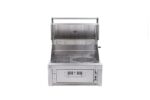 Sunstone Emerald 30-Inch Gas, Charcoal and Wood Hybrid Grill, Single Zone, 304 Stainless Steel - Image 3